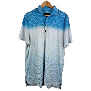 J by Jamie Sadock Blue Performance Golf Polo Men's Size XL Stretch Wicking‎